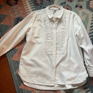 Pilcro womens button down shirt with details
